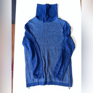 Express Turtleneck Sweater Navy Blue Medium